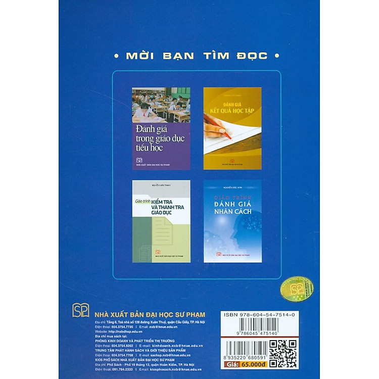 Giáo Trình Kiểm Tra Đánh Giá Trong Giáo Dục (Tái bản 2021) - Ảnh 6