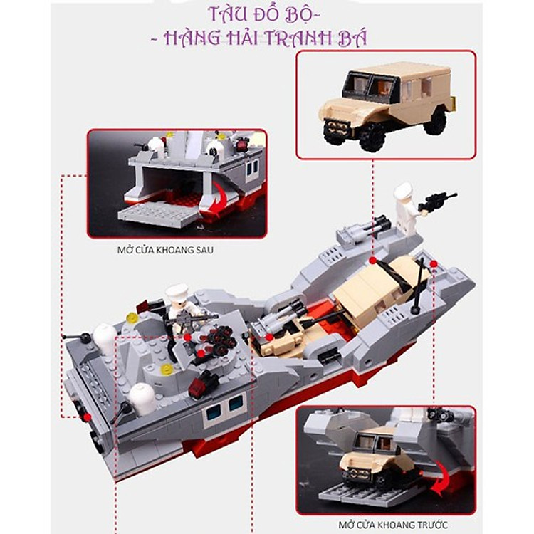 Đồ Chơi Tàu Đổ Bộ Amooystore Chính hãng Tiết kiệm - Hình ảnh 3
