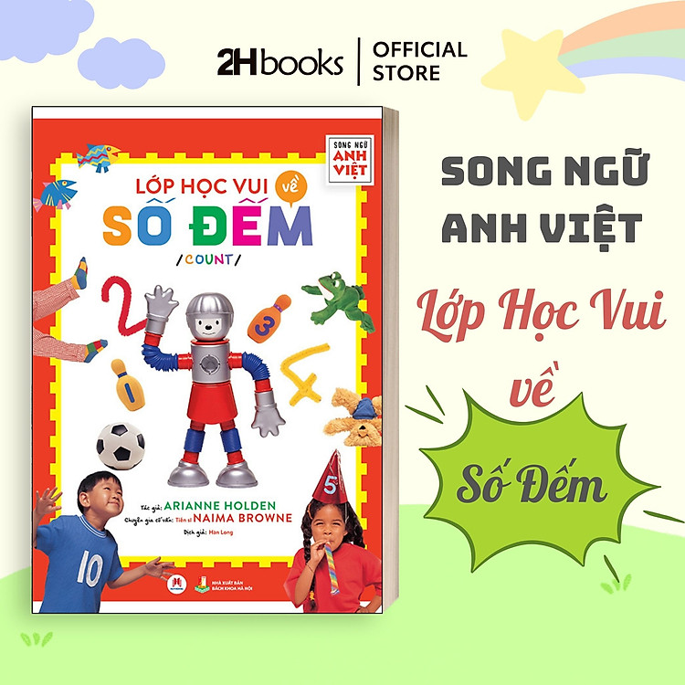 Sách Song Ngữ Anh - Việt, Lớp Học Vui về 9 Chủ Đề, Sách Song Ngữ Cho Bé Từ 5 đến 12 tuổi, 2HBooks