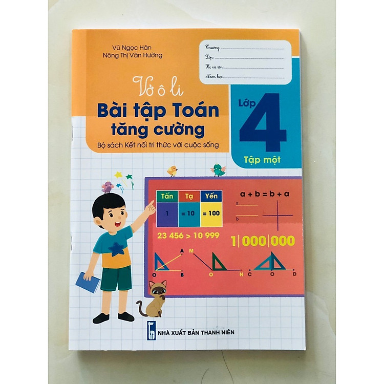 Vở ô li Bài Tập Toán Tăng Cường Lớp 4 Tập 1 - Ảnh 3