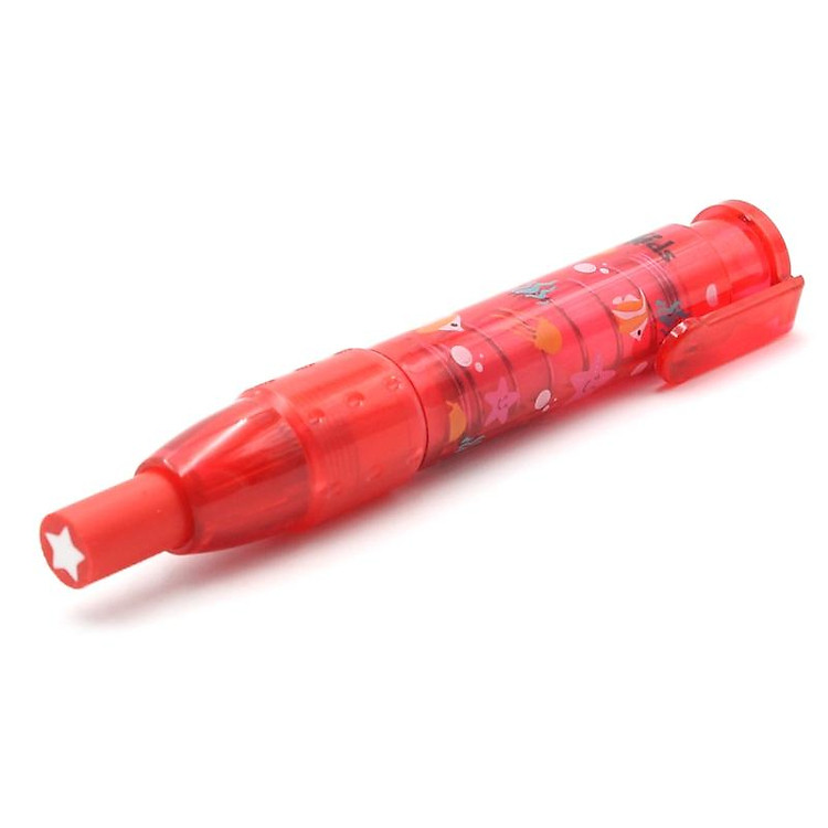 Gôm Bấm Màu Ngôi Sao Smart Kids SK-ER2002 (Màu Đỏ) - Ảnh 2
