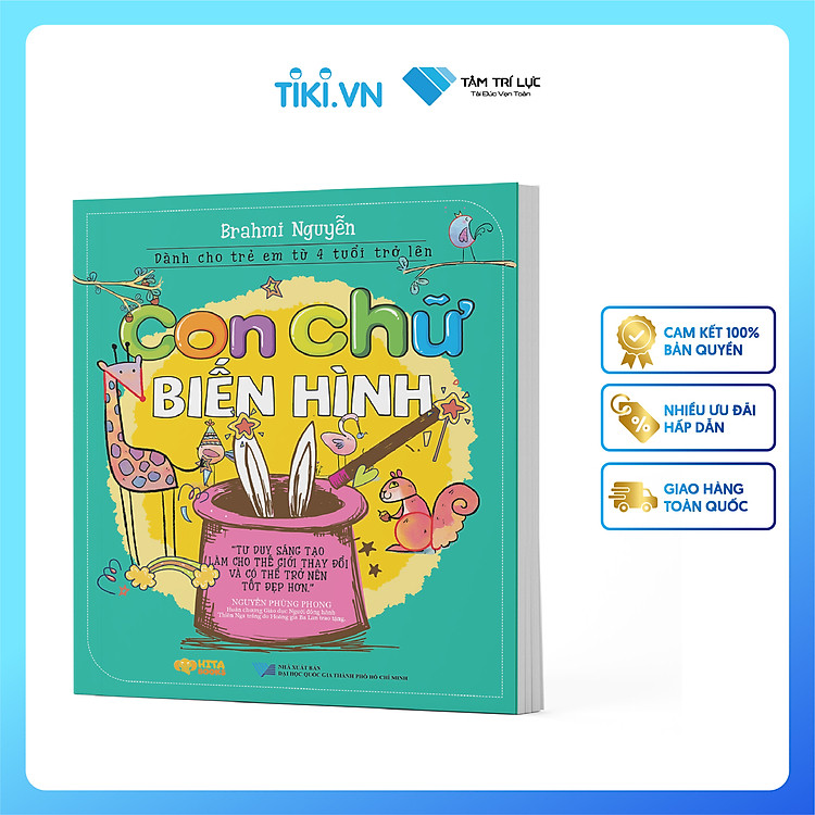 Con Chữ Biến Hình – Sách Dạy Vẽ Cho Bé Từ 4 Tuổi Trở Lên