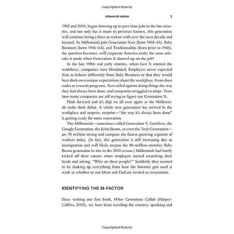 The M-Factor: How the Millennial Generation Is Rocking the Workplace - Ảnh 5