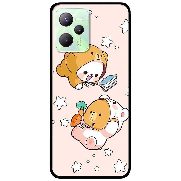 Ốp lưng dành cho Realme C35 - Realme Narzo 50A Prime mẫu Cặp Đôi Gấu