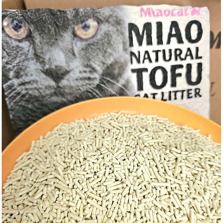 Cát Vệ Sinh Cho Mèo Miao 7L Hương Jasmine Cát Đậu Nành Khử Mùi Ít Bụi An Toàn MIAOCAT