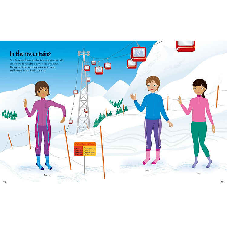 Sticker Dolly Dressing Winter Wonderland - Ảnh 2