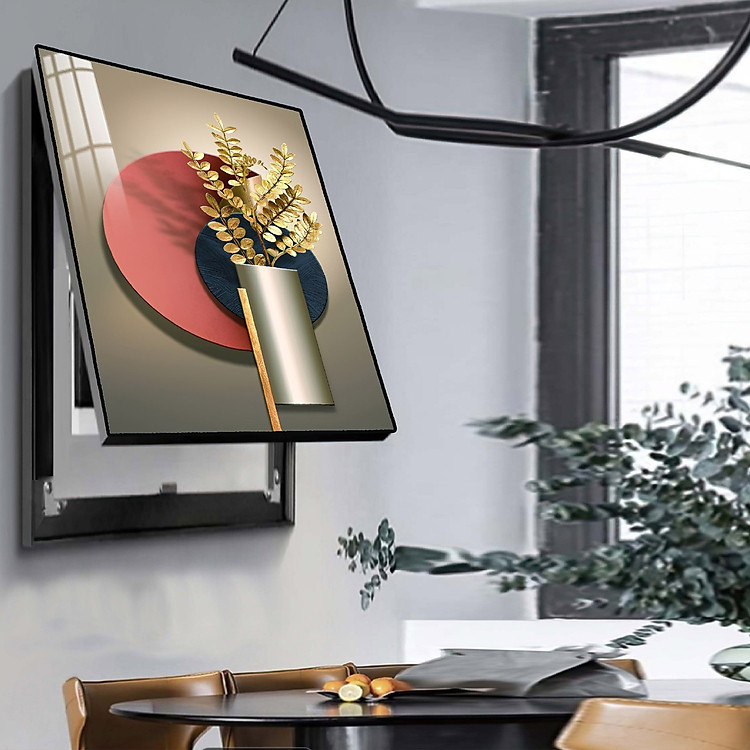 Tranh Che Ổ Điện Nhiều Mẫu Đứng Trừu Tượng Hiện Đại Phù Hợp với Phòng Khách, Nhà Hàng, Văn Phòng