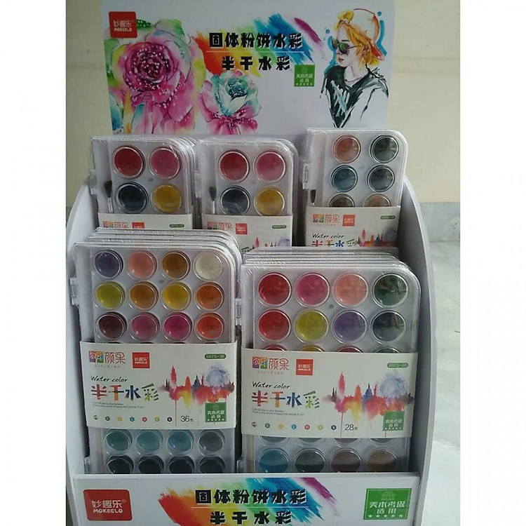 Màu nước khô dạng nén 667S