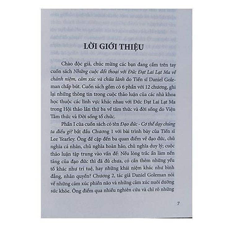 Những Cuộc Trò Chuyện Với Đức Đạt Lai Lạt Ma Về Chánh Niệm Cảm Xúc Chữa Lành - Ảnh 4