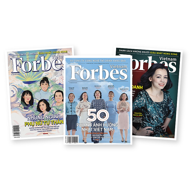 Combo tạp chí Forbes Việt Nam chủ đề Phụ nữ trong kinh doanh