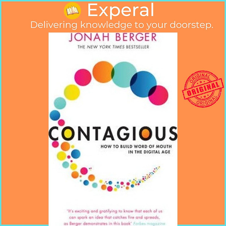 Sách - Contagious: How to Build Word of Mouth in the Digital Age by Jonah Berger (UK edition, paperback)