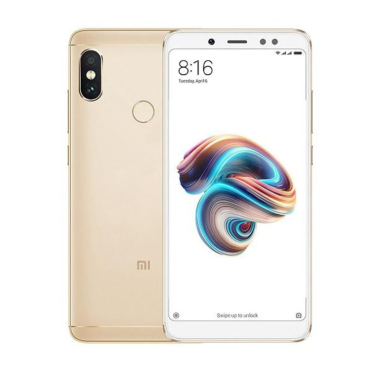 Bộ Điện Thoại Xiaomi Redmi Note 5 Pro (64GB/4GB) + Miếng Dán Cường Lực + Ốp Lưng - Hàng Nhập Khẩu