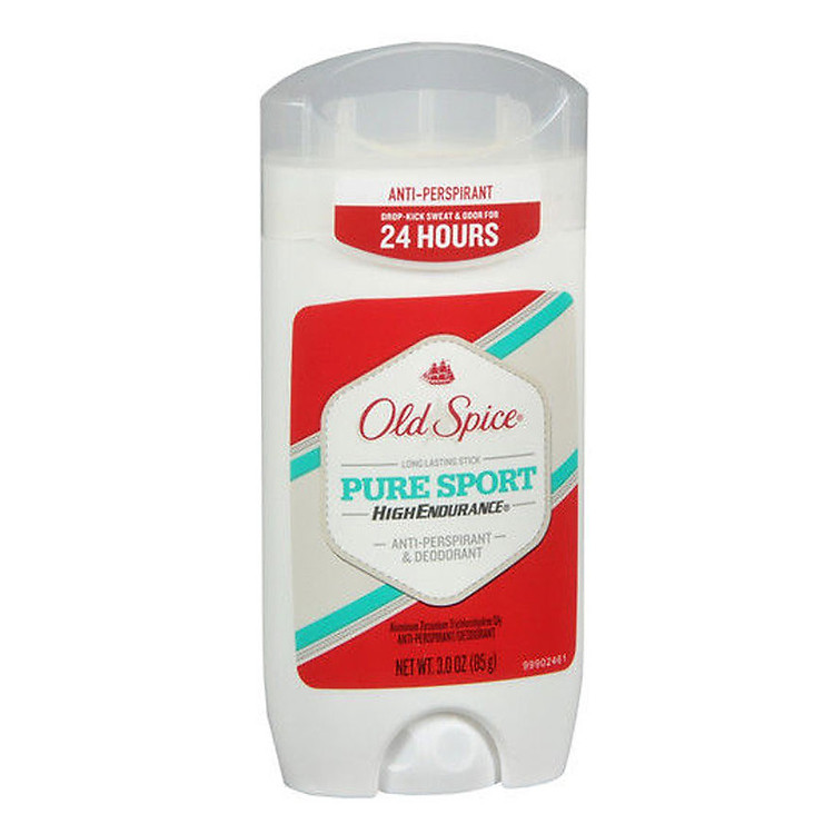 Lăn khử mùi nam Old Spice High Endurance Deodorant Long Lasting Stick Pure Sport 85g - USA