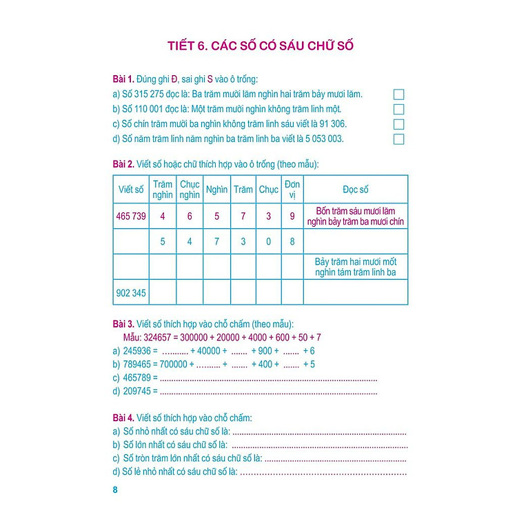 Vở Bài Tập Toán Nâng Cao Lớp 4 Quyển 1 - Ảnh 7