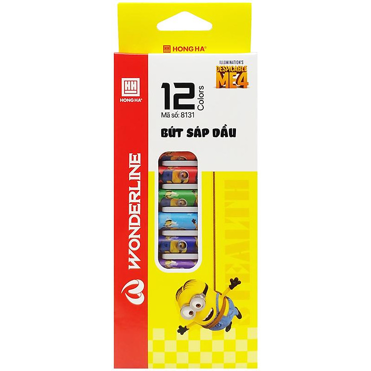 Hộp Bút Sáp Dầu Minions (12 chiếc) - Ảnh 2