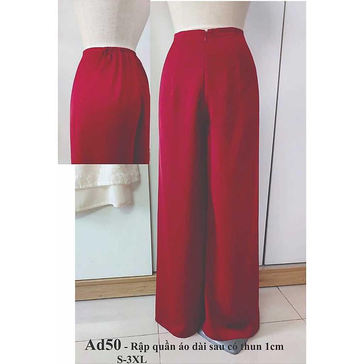 Rập giấy A0 quần áo dài truyền thống thun AD50 - Ảnh 2