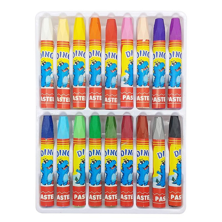 Sáp Dầu 18 Màu Dino - Ảnh 5