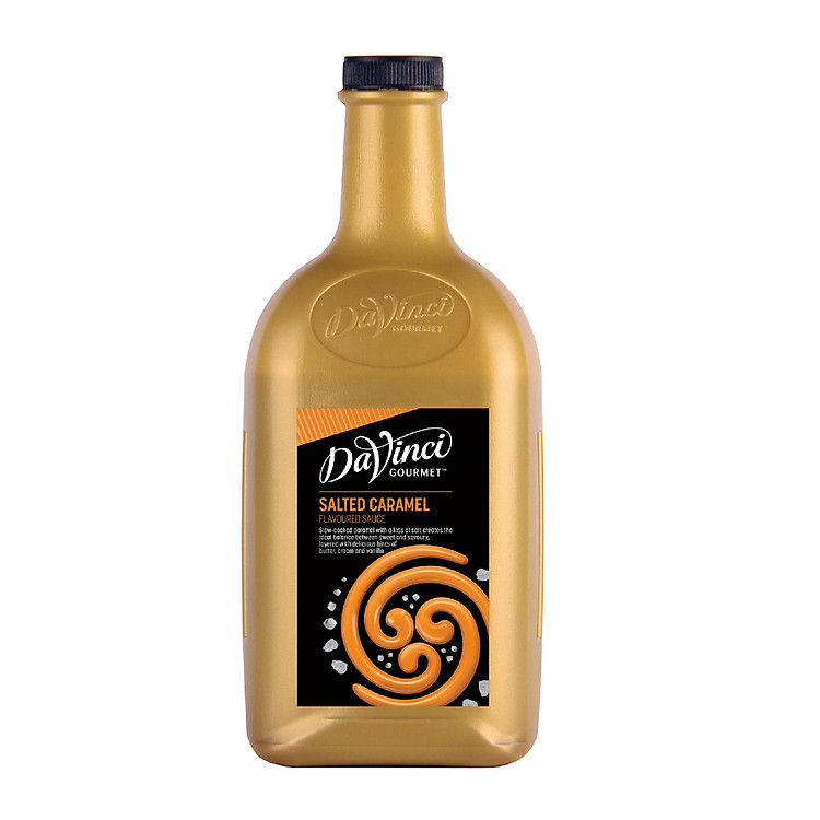 Sốt Caramel muối mặn / Salted Caramel Sauce - DaVinci Gourmet (2L)