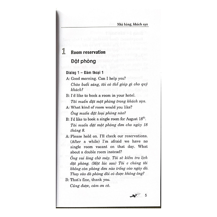 Tự Học Đàm Thoại Tiếng Anh Nhà Hàng Khách Sạn - Ảnh 6
