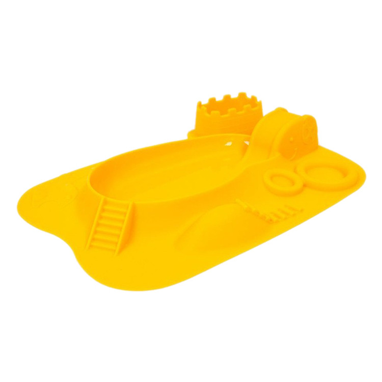 Khay ăn dặm silicon vui nhộn cho bé Marcus & Marcus, từ 6 tháng