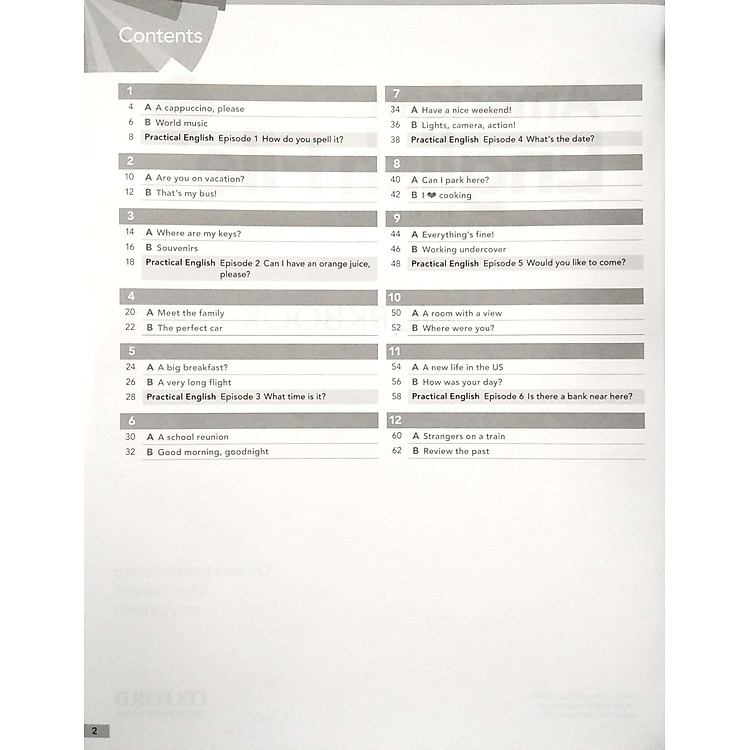 American English File 3th Edition Starter. Workbook Without Answer Key - Ảnh 3