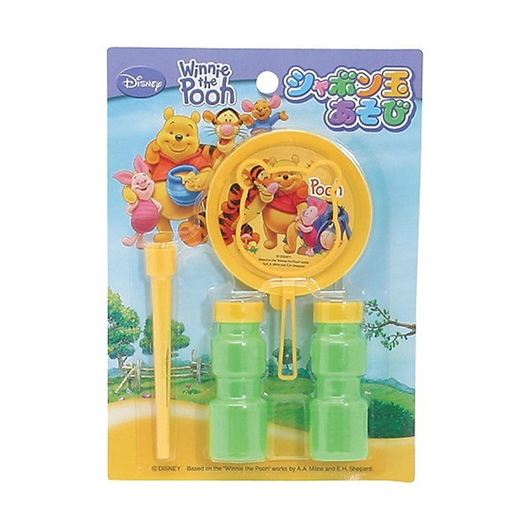 Thổi bong bóng xà phòng Pooh an toàn cho bé - Hàng Nội Địa Nhật