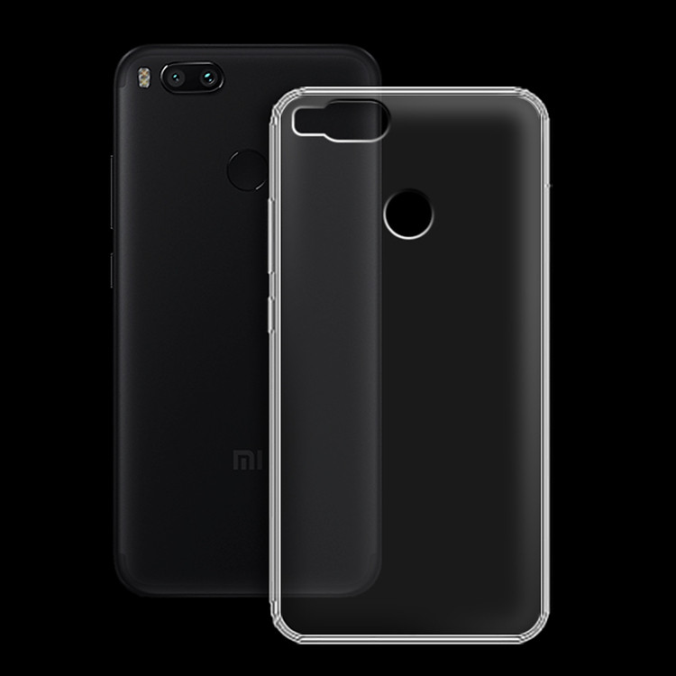 Ốp lưng cho Xiaomi Redmi 5X/ Mi A1 - 01129 - Ốp dẻo trong - Hàng Chính Hãng