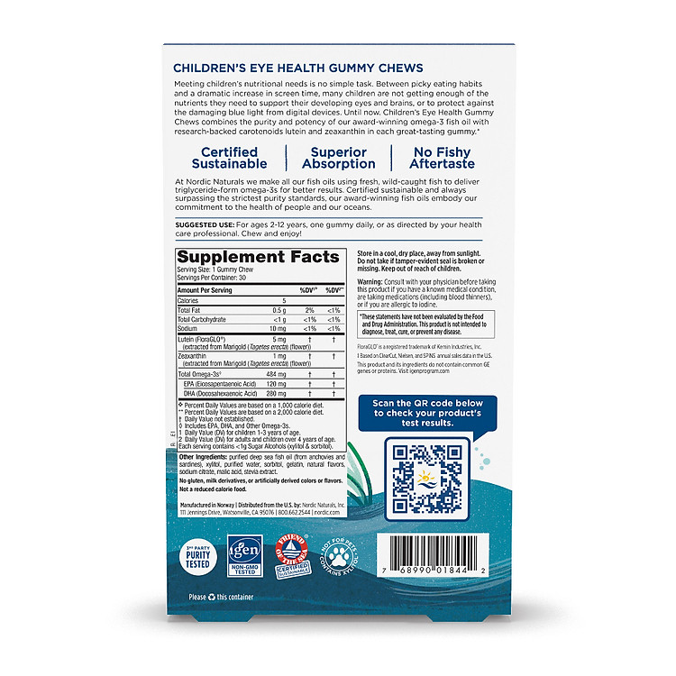 Mua Kẹo dẻo Omega3 Nordic Naturals cho trẻ Tin cậy Giá tốt - Hình ảnh 3