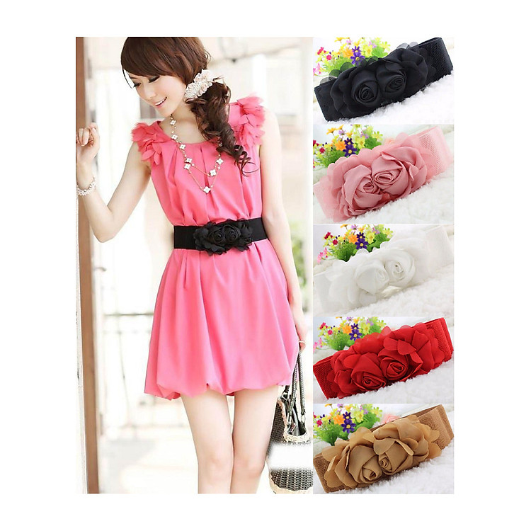 THẮT LƯNG NỮ ROSE VINTAGE, DÂY NỊT NỮ DN1912321