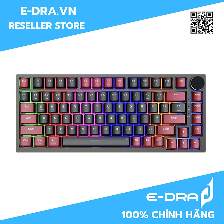 Bàn phím cơ E-Dra EK375 Beta / Alpha - Hàng chính hãng