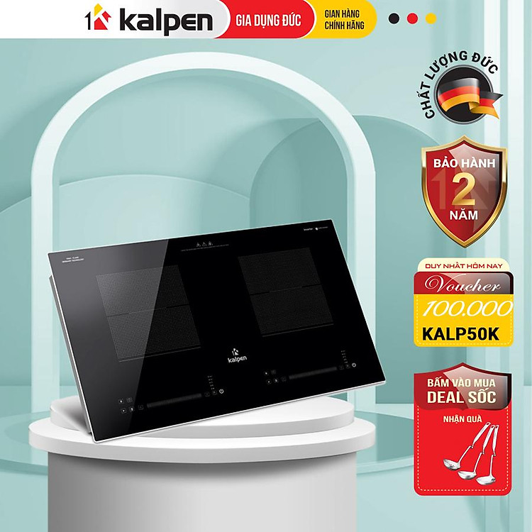 Bếp Từ Đôi Cao Cấp ICK-1669 Công Suất 4000W Hàng Chính Hãng KALPEN-GIA DỤNG ĐỨC Bảo Hành 3 Năm