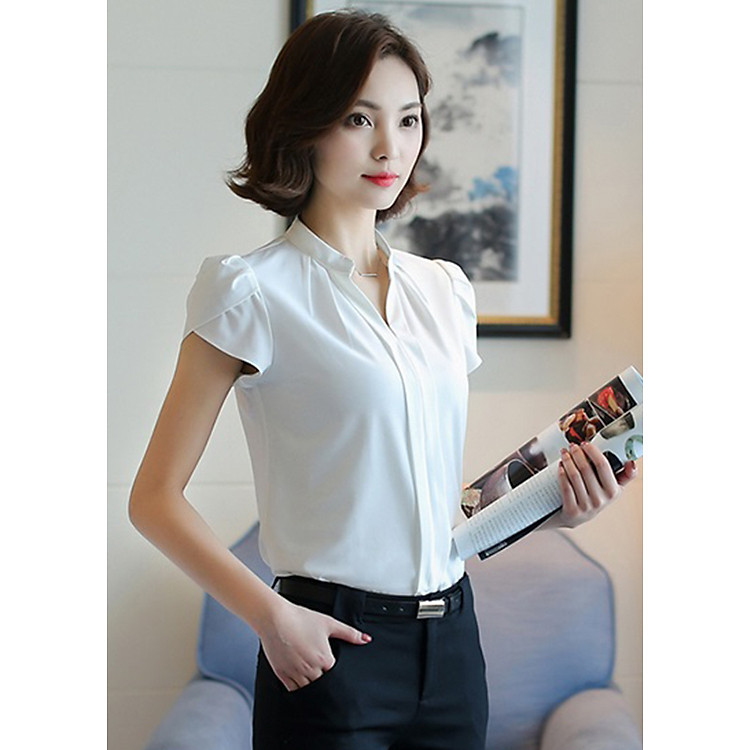 Sơ mi nữ tay búp sen sm167