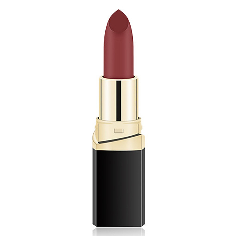 Miss Rose European And American Wind Poisoning Black Dark Chocolate Matte Matte Lipstick Brown Chestnut Brown Cocoa (4g)