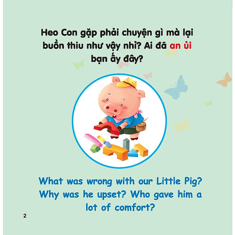 Rèn Luyện Kỹ Năng Giao Tiếp Bằng Tranh Cho Bé - Lời An Ủi (Song Ngữ Anh - Việt) - Ảnh 2