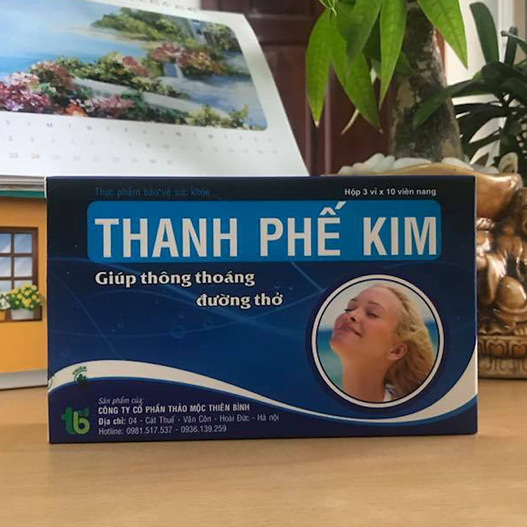 Thực phẩm chức năng bảo vệ sức khỏe Thanh Phế Kim