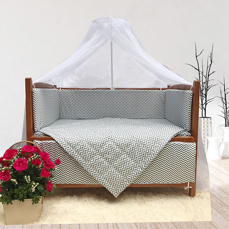 Cũi cho bé - Combo cũi Cánh gián - Phụ kiện Zích Zắc Ghi