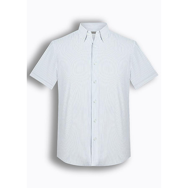 Áo Sơ Mi Nam Tay Ngắn Họa Tiết The Shirts Studio Hàn Quốc TD45F6122