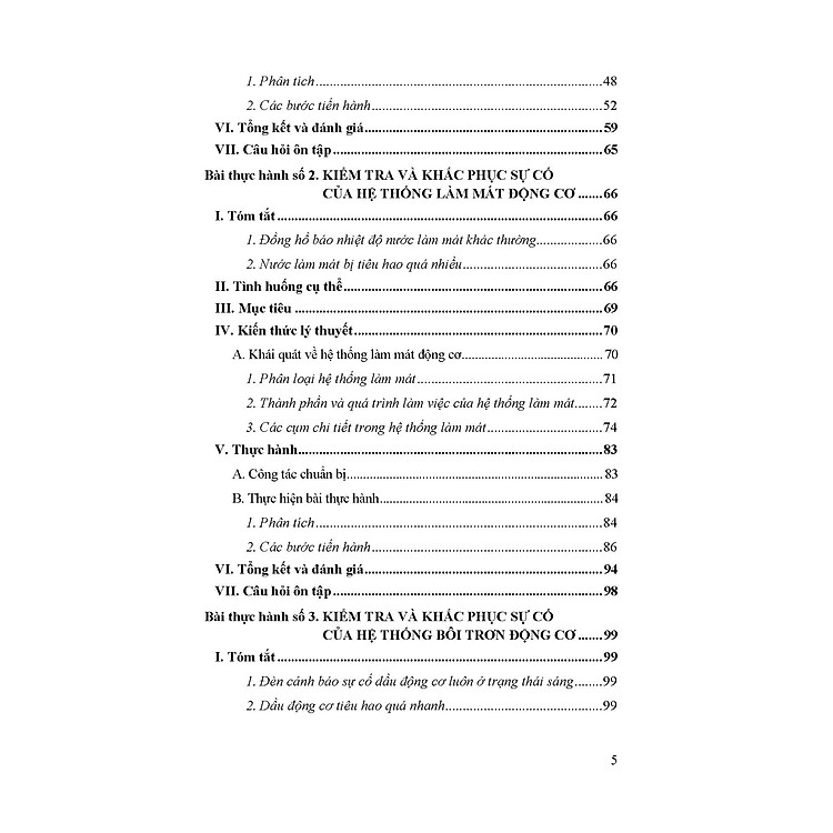 Kỹ Thuật Bảo Dưỡng Và Sửa Chữa Ô Tô Hiện Đại - Sửa Chữa Động Cơ Ô Tô - Ảnh 5