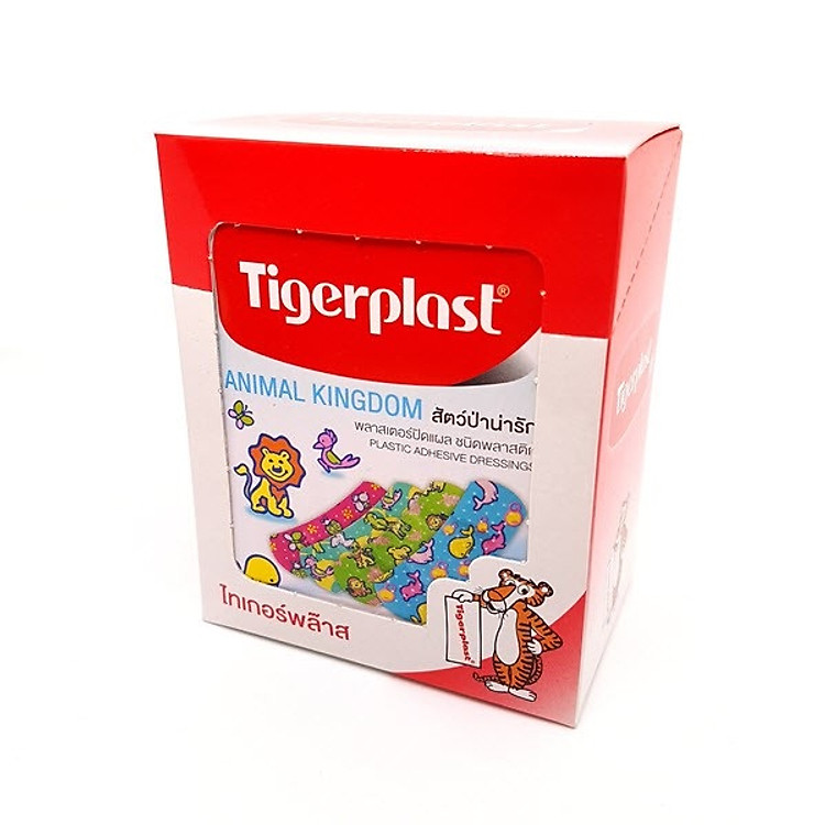 Băng cá nhân TigerPlast Animal Kingdom Thái Lan