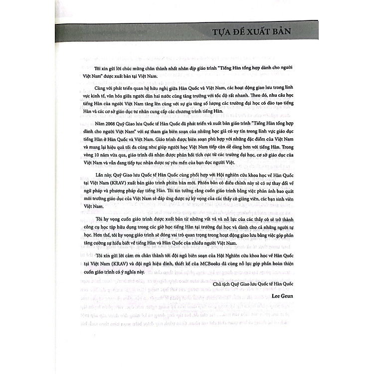 Tiếng Hàn Tổng Hợp Dành Cho Người Việt Nam - Sơ Cấp 1 (Tái Bản 2023) - Ảnh 4