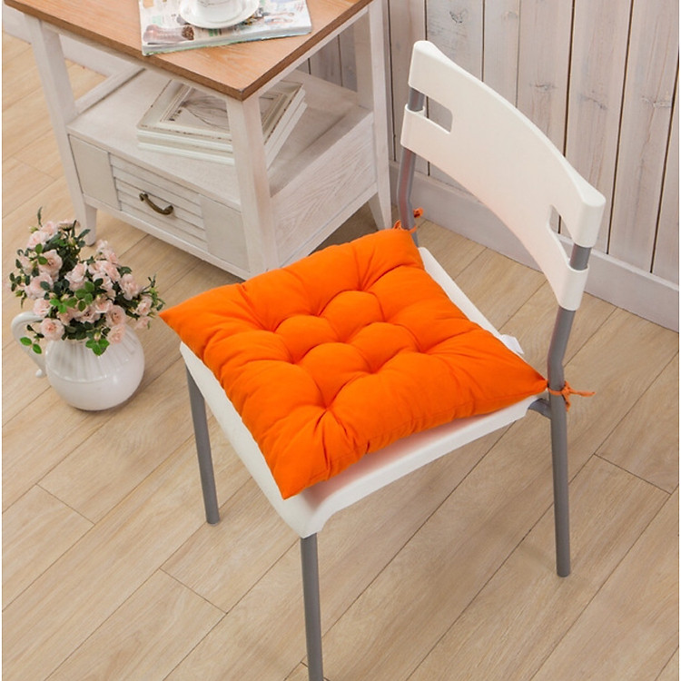 Đệm Ngồi Bệt Vuông Đơn Sắc Màu 40*40cm