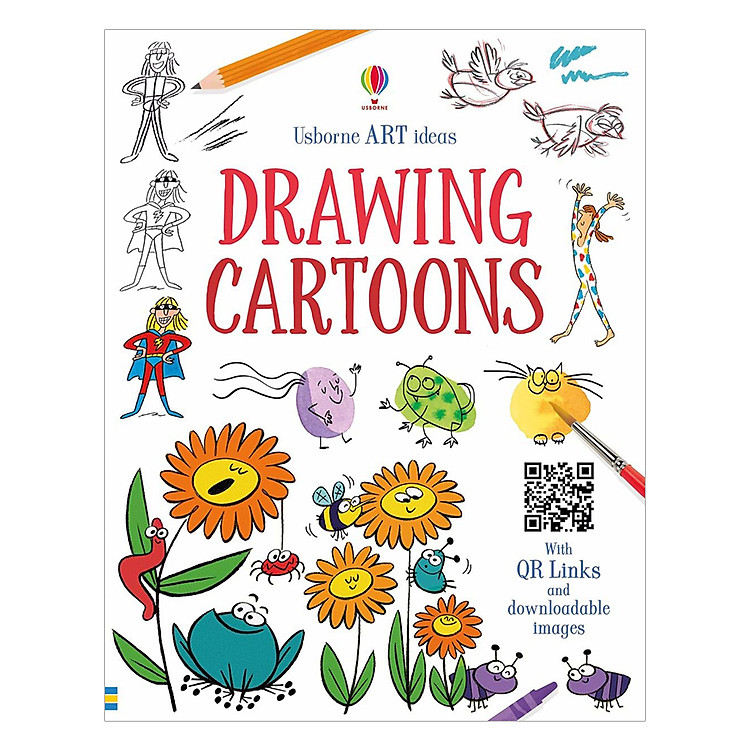 Sách Usborne Drawing Cartoons