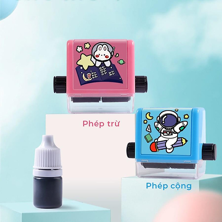 Máy in con lăn phép tính cho bé Chính hãng Ưu đãi - Hình ảnh 5