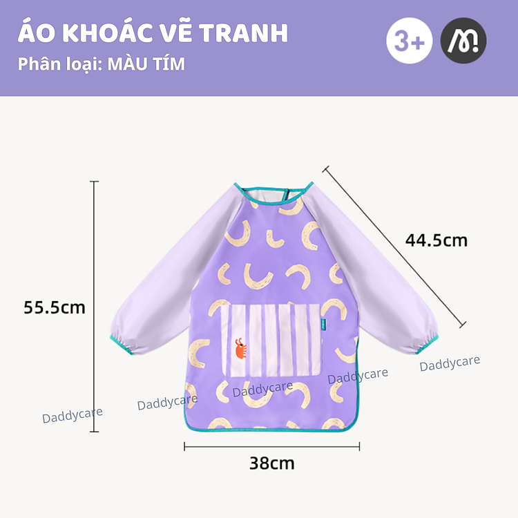 Ao Khoác Vẽ Tranh Mideer Cho Bé Chính hãng Giá rẻ - Hình ảnh 3