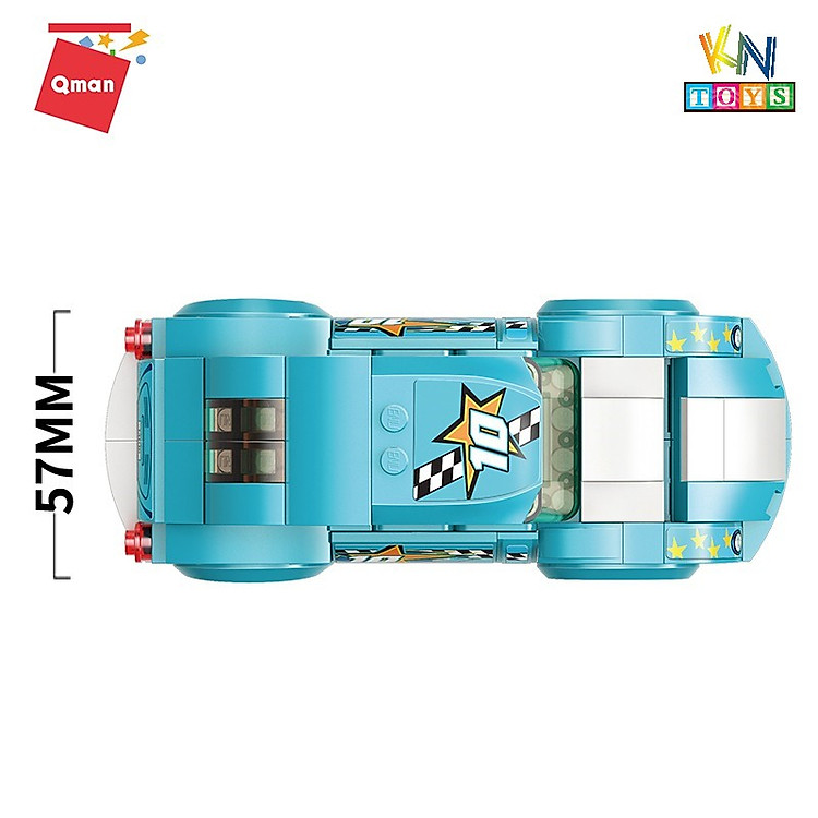 Đồ chơi lắp ráp Qman - Xe đua Chính hãng Giá rẻ - Hình ảnh 4