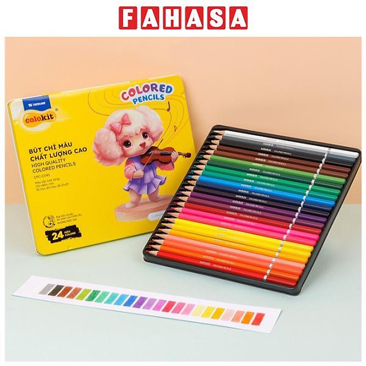 Bút Chì Màu Colorkit CPC-C041 (24 chiếc)