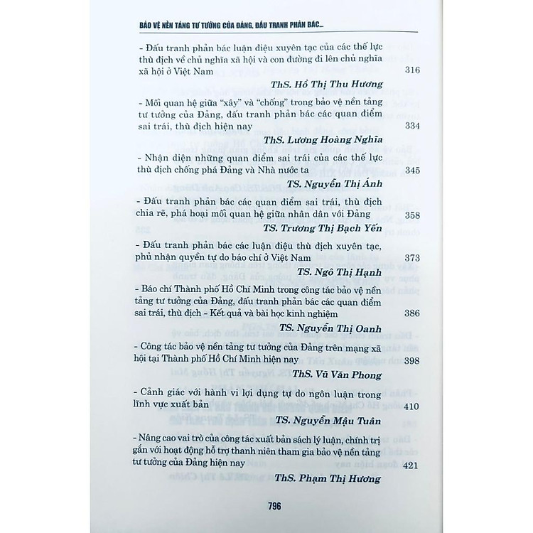Bảo Vệ Nền Tảng Tư Tưởng Của Đảng, Đấu Tranh Phản Bác Các Quan Điểm Sai Trái, Thù Địch Trong Tình Hình Mới - Ảnh 3