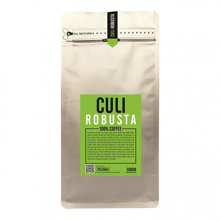 Cà phê Culi Robusta 500g - The Kaffeine