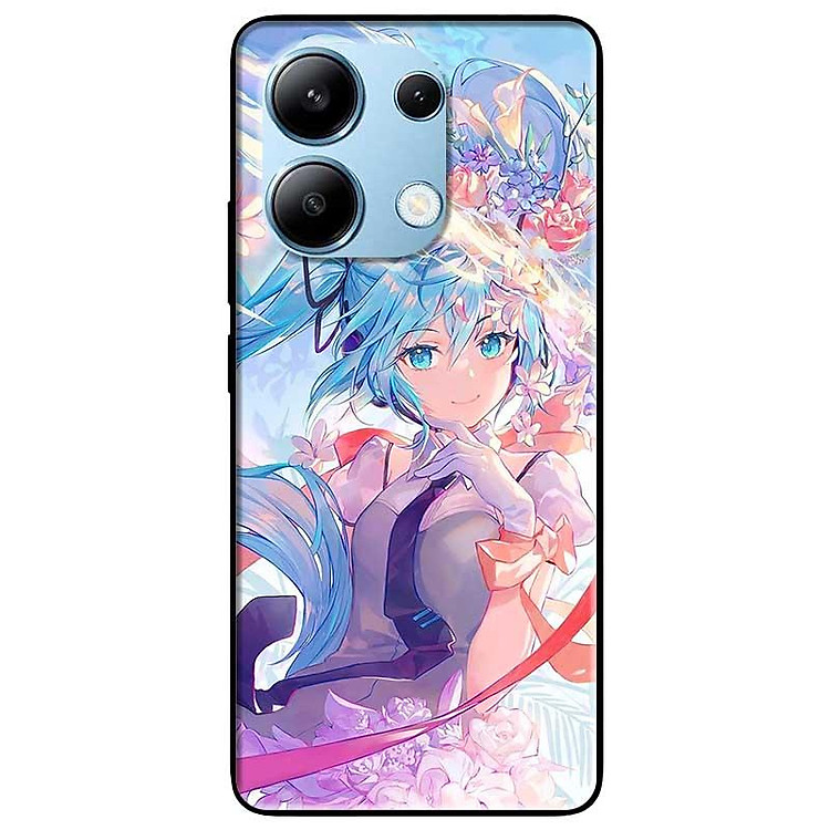 Ốp lưng Redmi 9T - 13C - 13 4G - Redmi Note 13 4G - Note 13 Pro 4G - Note 13 Pro 5G - Anime Cô Gái Mắt Xanh - Hàng Chính Hãng