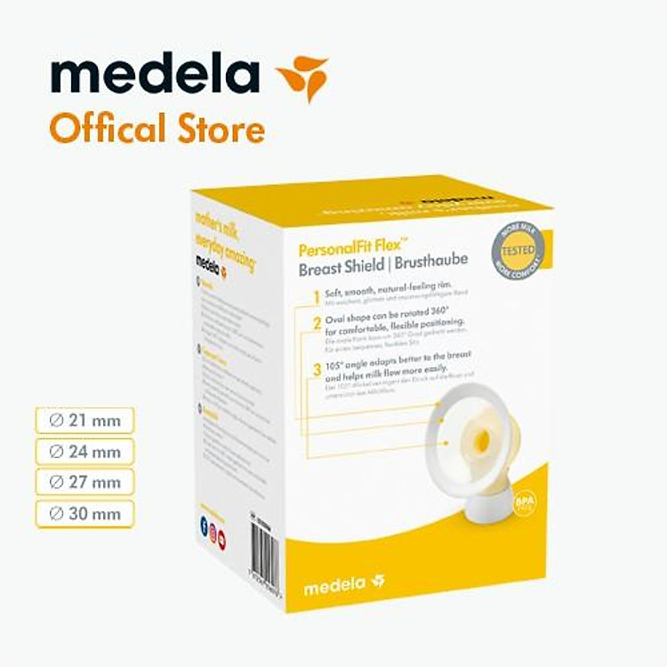 Phụ kiện máy hút sữa Medela, phễu Flex 24mm Tiết kiệm - Hình ảnh 5